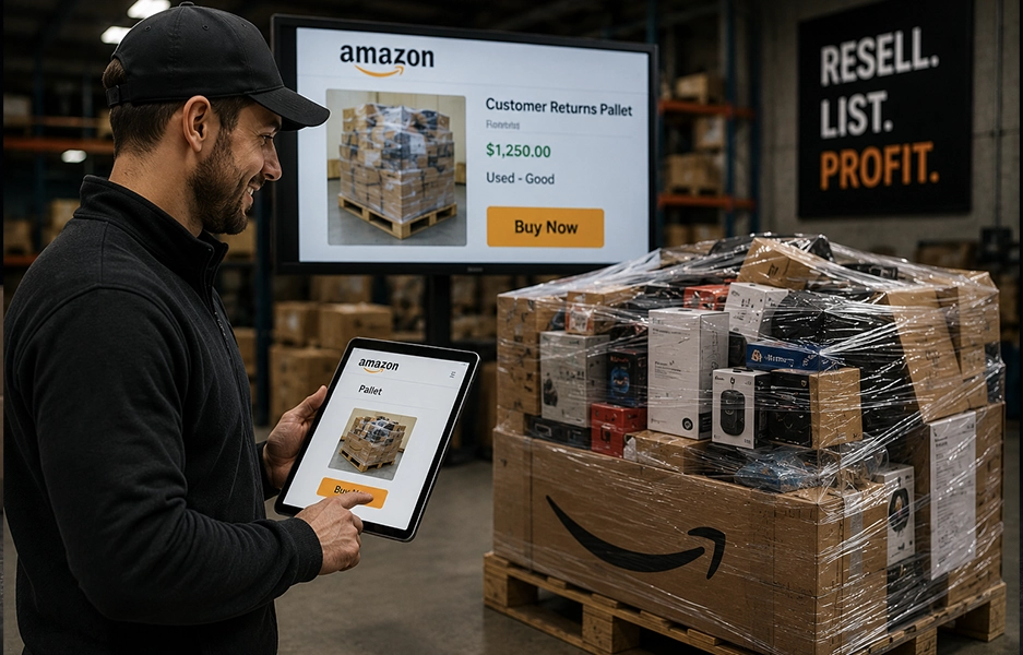 How Do Resellers Buy Amazon Pallets