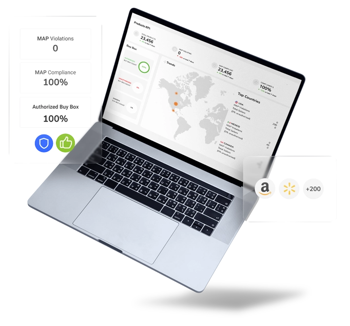 Map enforcement software