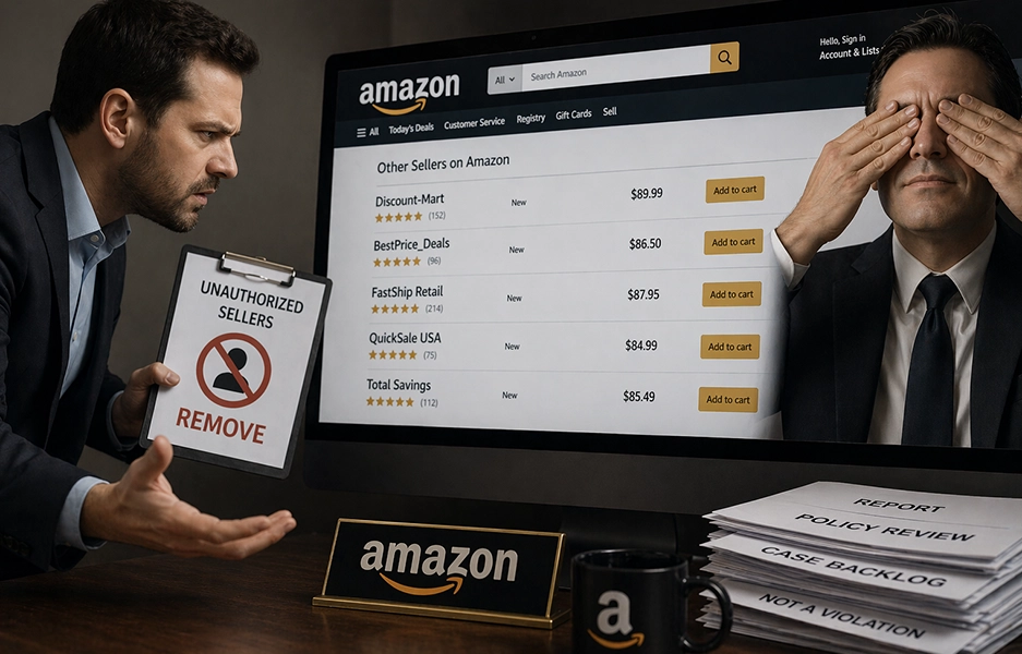 Why Isn’t Amazon Helping Remove Unauthorized Sellers