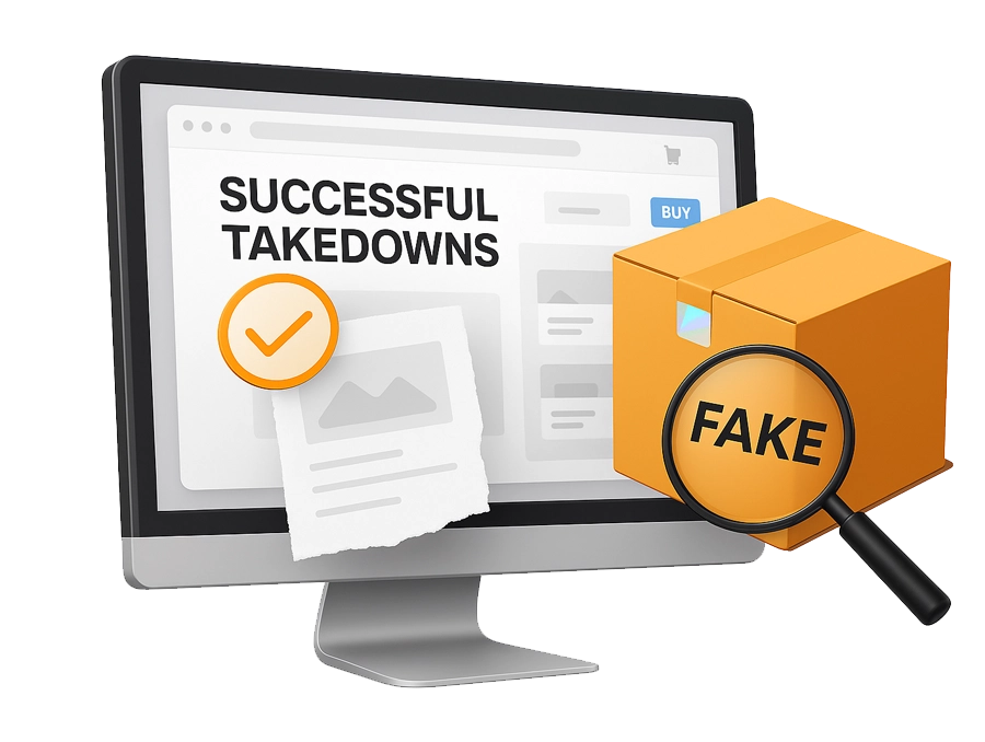 counterfeit protection and takedowns