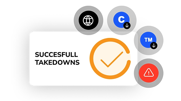 trademark and copyright takedowns with brand alignments brand protection software
