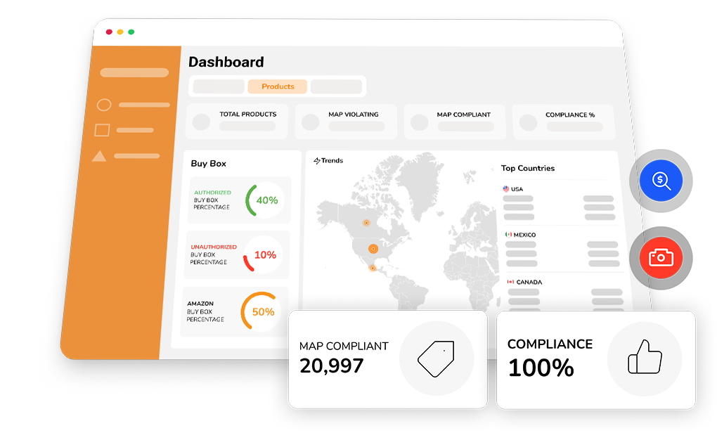MAP enforcement software and managed service