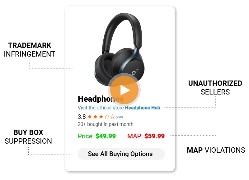 map violations and unauthorized seller removal