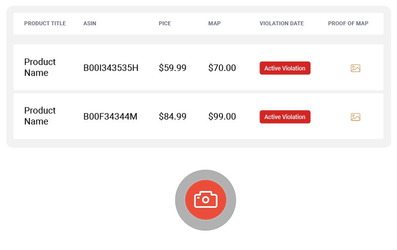 online map enforcement and notifications